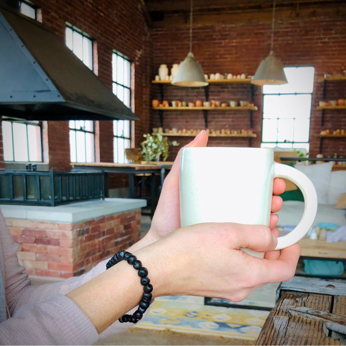 Black Cherry Raw Amber Adult Bracelet