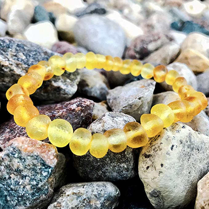 Lemon Raw Amber Adult Bracelet