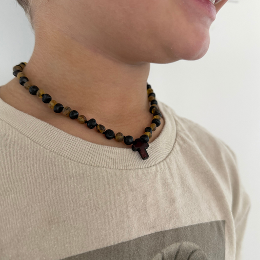 Black Honey Cross Child Necklace (Limited Edition)
