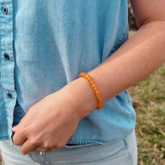 Honey Raw Amber Adult Bracelet