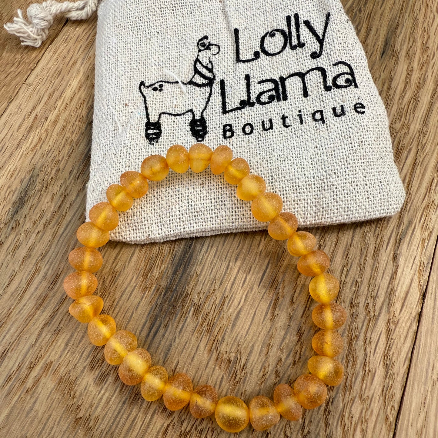 Honey Raw Amber Adult Bracelet