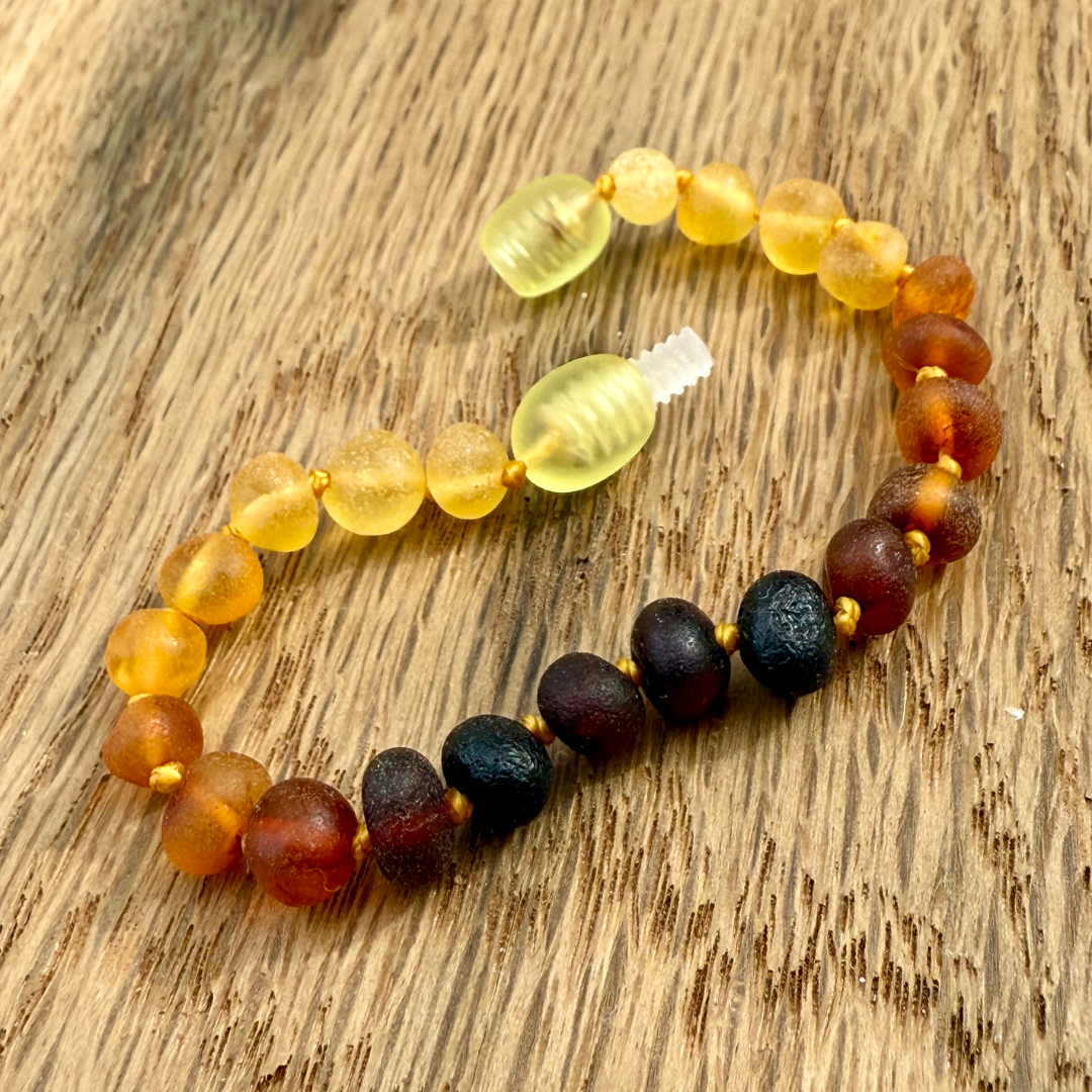 Ombre Raw Amber Child Bracelet
