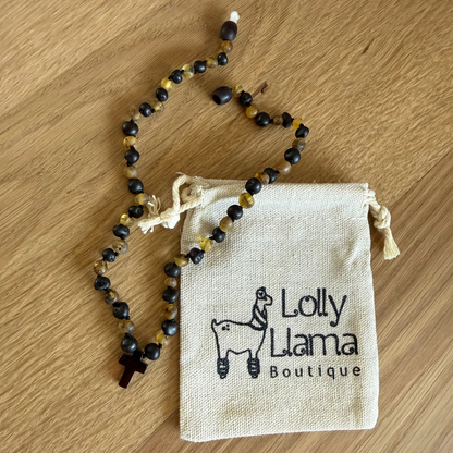 Black Honey Cross Child Necklace (Limited Edition)
