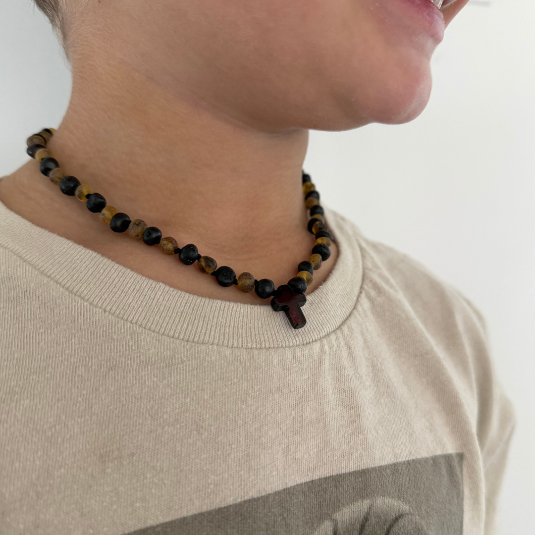 Black Honey Cross Child Necklace (Limited Edition)