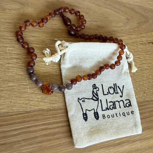 Cognac Heart Child Necklace (Limited Edition)