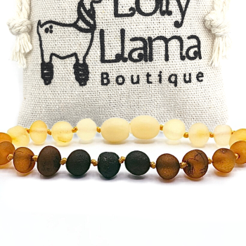 Ombre (Rainbow) Amber Teething Necklace